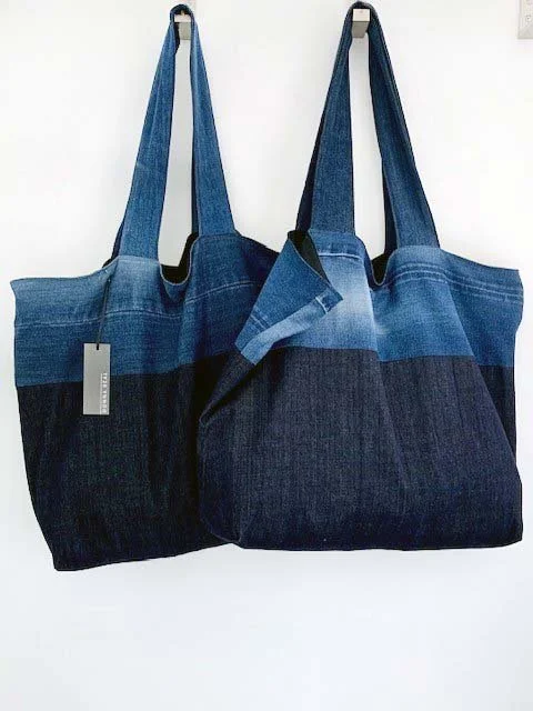 ★TOUT Y EST★ Punching denim big bag WR2301BG01IL the workshop, hi!!